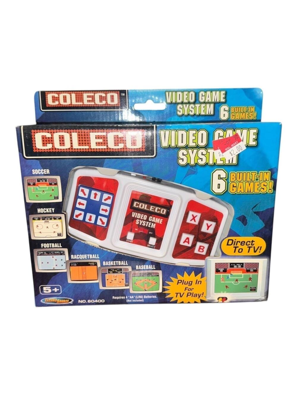 Coleco Video Game System with 6 Built-In Games